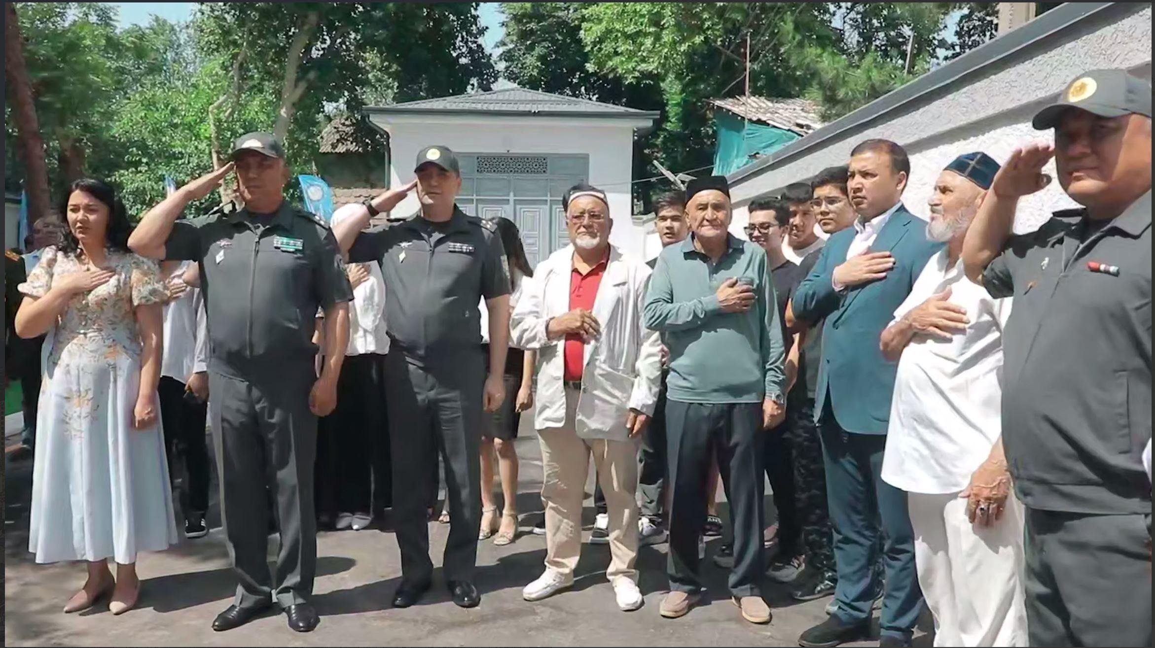 Янгиҳаётда мудофаа ишлари бўлимининг янги биноси очилди